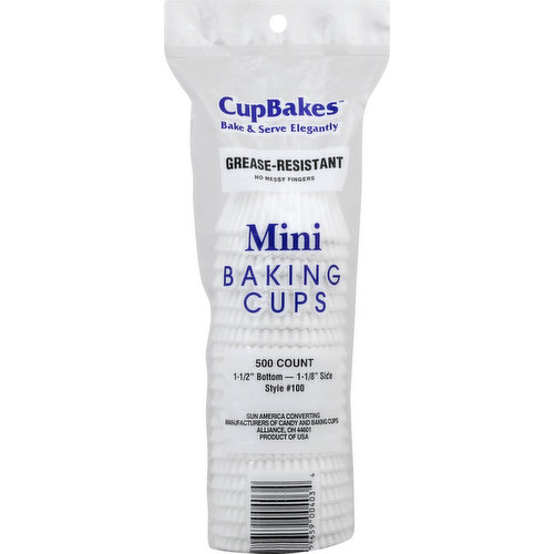 CupBakes Baking Cups, Mini