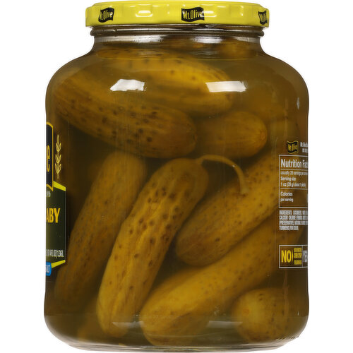 Mt Olive Kosher Baby Dill Pickles made with Sea Salt