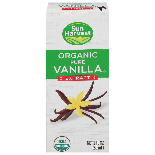 Sun Harvest Extract, Organic, Vanilla, Pure