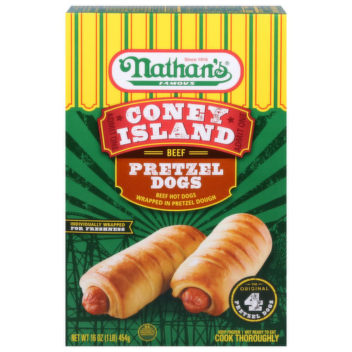 Nathan's Famous Pretzel Dogs, Beef