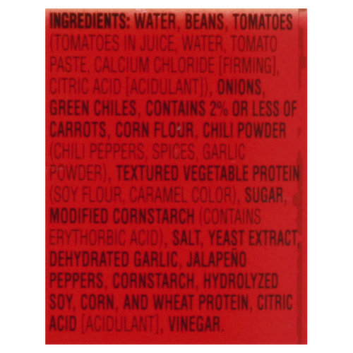 Hormel Chili, Vegetarian with Beans