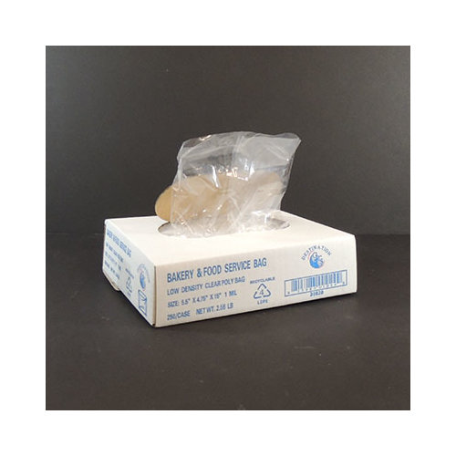 Bakery & Food Clear Poly Bag
