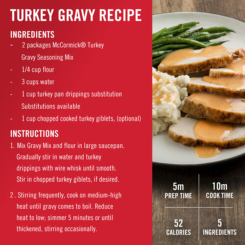 McCormick Turkey Gravy Seasoning Mix