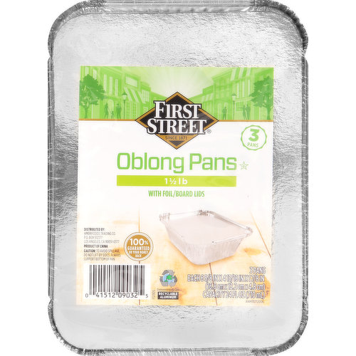 First Street Oblong Pans