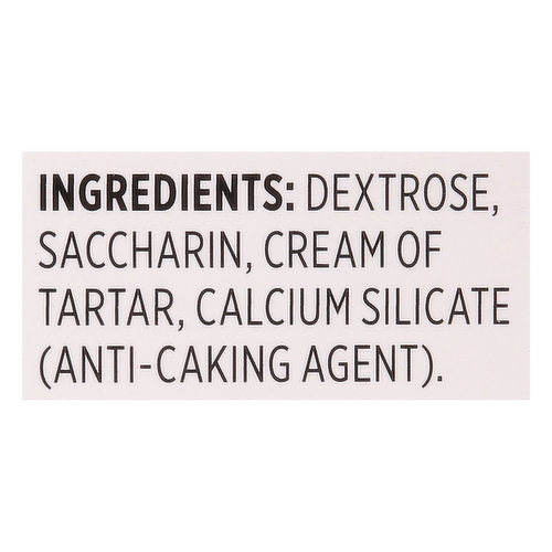 First Street Sweetener with Saccharin, Zero Calorie