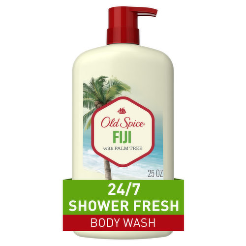 Old Spice Men's Body Wash Fiji with Palm Tree, 25 oz