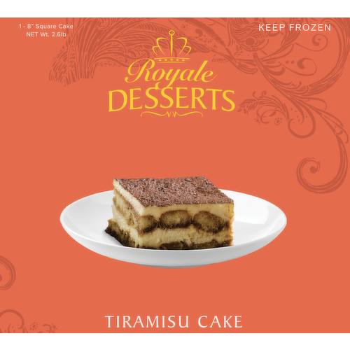 Royale Desserts Round Tiramisu Cake