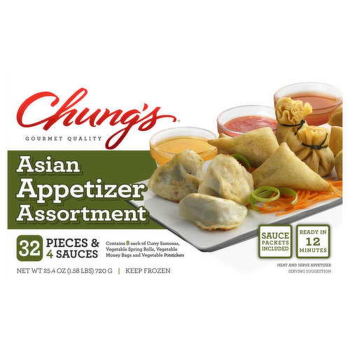 Chung's Appetizer Assortment, Asian