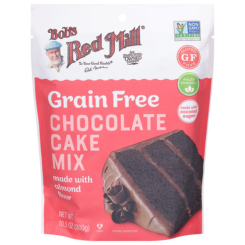 Bob's Red Mill Cake Mix, Grain Free, Chocolate