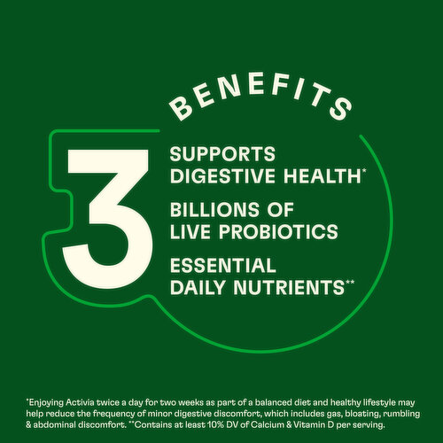 Activia Vanilla Probiotic Low Fat Yogurt