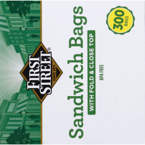 First Street Sandwich Bags