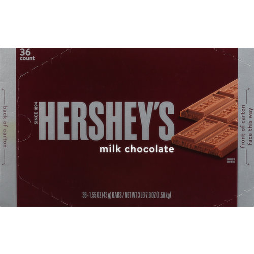 Hershey's Milk Chocolate Bars