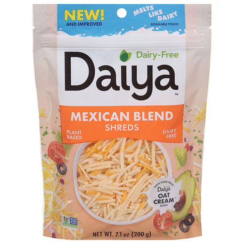 Daiya Cheese, Mexican Blend, Shreds