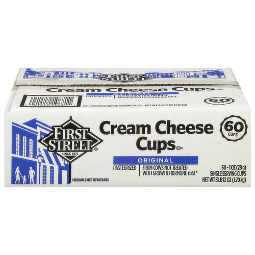 First Street Cream Cheese Cups, Original