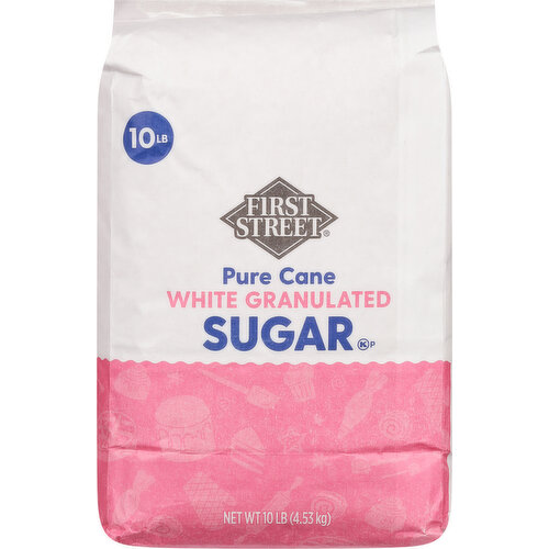 First Street Pure Cane White Granulated Sugar