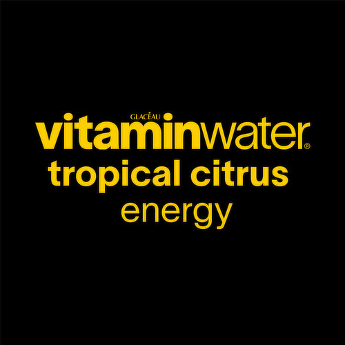 vitaminwater Energy Tropical Citrus Nutrient Enhanced Flavored Water Beverage