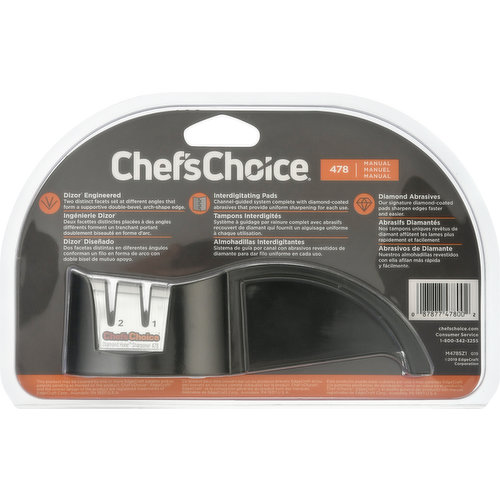 Chef's Choice Knife Sharpener, Manual, 478