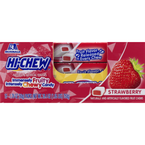 Hi-Chew Fruit Chews, Strawberry