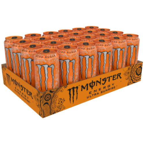 Monster Energy Ultra Sunrise, Sugar Free Energy Drink, 16 oz