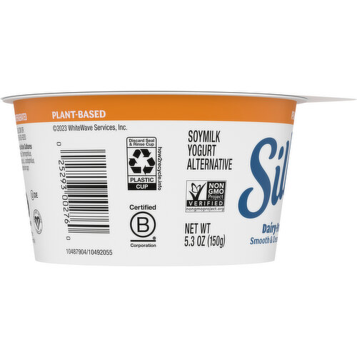 Silk Dairy-Free Peach Mango Soymilk Yogurt Alternative