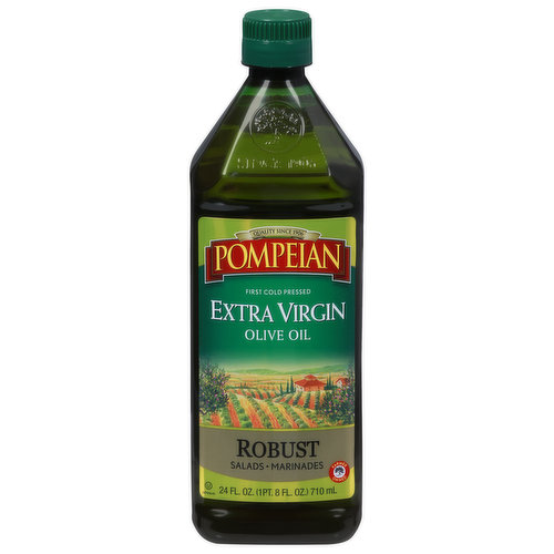 Pompeian Olive Oil, Extra Virgin, Robust