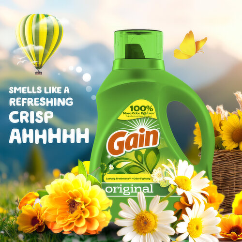 Gain Liquid Laundry Detergent, Original Scent