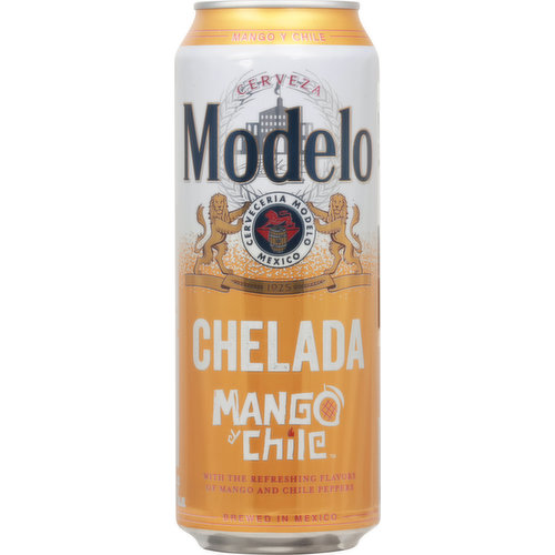 Modelo Beer, Chelada, Mango Chile