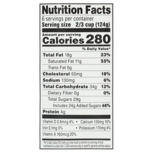 First Street Premium English Toffee Gourmet Ice Cream