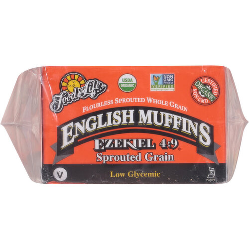 Food for Life Sprouted Grain Fork-Split English Muffins