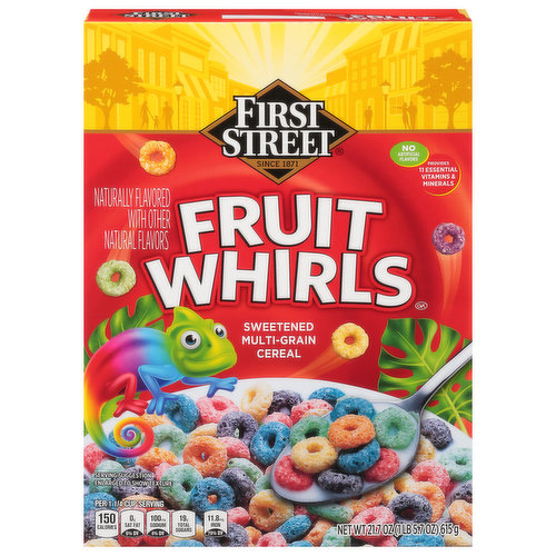 First Street Cereal, Fruit Whirls
