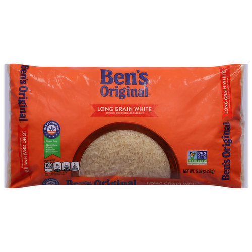 Ben's Original Parboiled Rice, Long Grain White