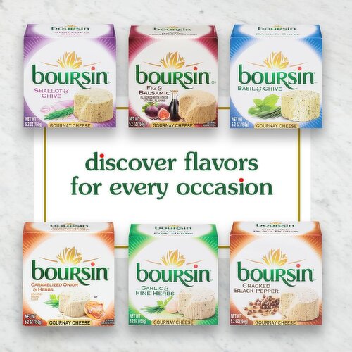 Boursin Garlic & Fine Herbs Gourmet Cheese