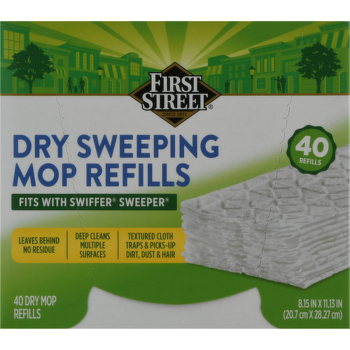 First Street Mop Refills, Dry Sweeping