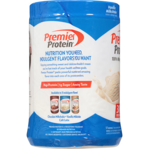 Premier Protein Protein Powder, Vanilla Milkshake