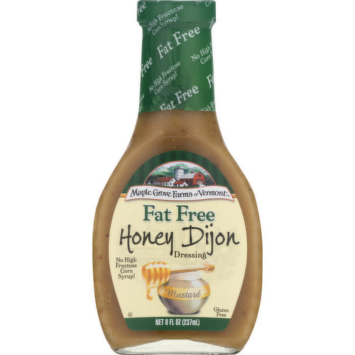 Maple Grove Farms of Vermont Dressing, Fat Free, Honey Dijon