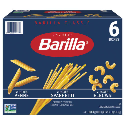 Barilla Barilla Penne, Spaghetti & Elbows Variety Pack