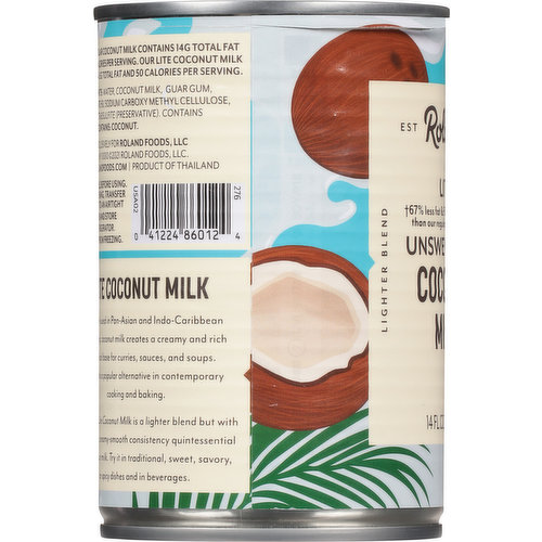 Roland Coconut Milk, Unsweetened, Lite