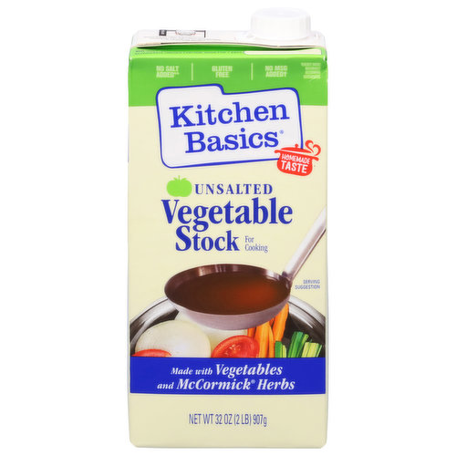 Kitchen Basics Stock, Vegetable, Unsalted