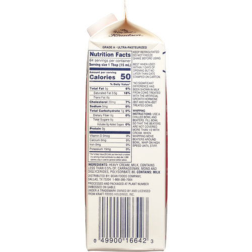 Knudsen Heavy Whipping Cream