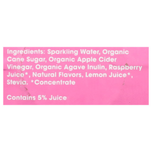 Poppi Prebiotic Soda, Raspberry Rose