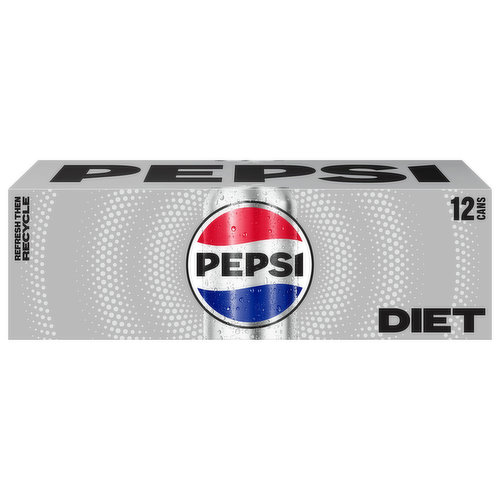 Pepsi Cola, Diet Pepsi , 12 PK Each