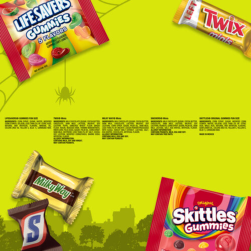 Mixed SNICKERS, SKITTLES Gummies & More Halloween Candy