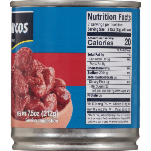San Marcos Chipotle Peppers, in Adobo Sauce, Traditional Mexican Flavor