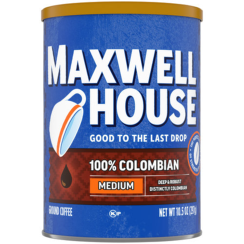 Maxwell House 100% Colombian Medium Roast Ground Coffee