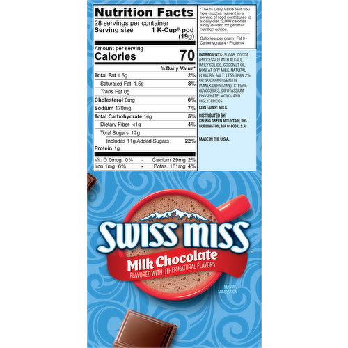 Swiss Miss Hot Cocoa Mix, Milk Chocolate