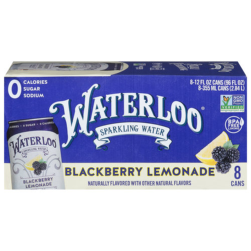 Waterloo Sparkling Water, Blackberry Lemonade Smart & Final