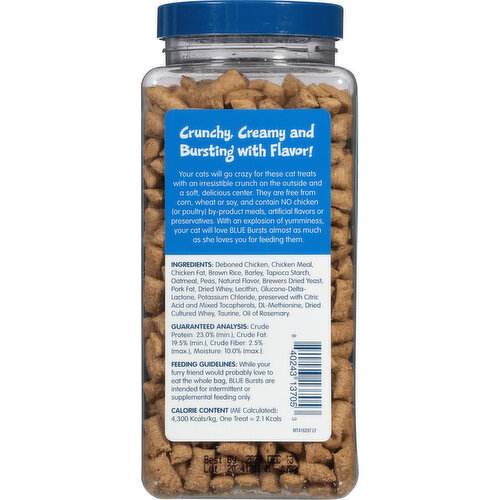 Blue Buffalo Treats for Cats, Natural, with Paw-Lickin' Chicken