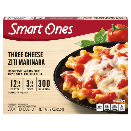 Smart One Ziti Marinara, Three Cheese