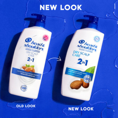 Head & Shoulders 2 in 1 Dandruff Shampoo and Conditioner, Dry Scalp Care