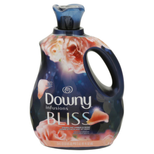 Downy Fabric Conditioner, Bliss, Sparkling Amber & Rose